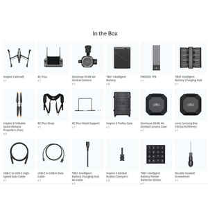 Caméra de drone 8K 75fps plein format ProRes RAW, double ISO natif, Inspire 3, objectif ultra grand angle professionnel, FPV, réalisation de films aériens - Product Image 5