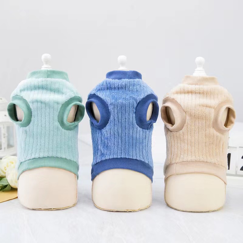 Comfortable Clothes Warm Fleece Dog Outfit Winter Apparel For Pet Dog