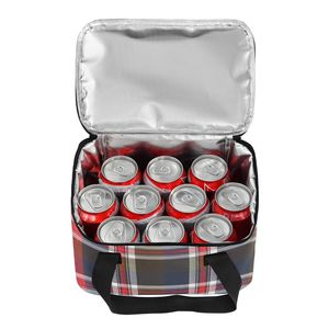 Wholesale Plaid Print Insulated <b>Lunch</b> Bag Custom Cooler Tote Reusable Thermal <b>Lunch</b> <b>Box</b> Bag <b>for</b> <b>Men</b> Women Work - Product Image 4
