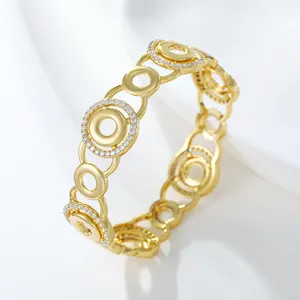 S00164049 XUPING Jewelry Wholesale Fashion Ladies Jewelry 14K 18K Gold platinum Plated Bangles