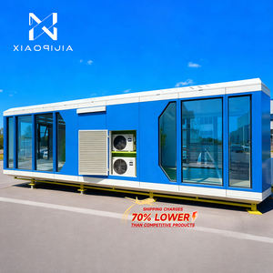 Maison modulaire élégante démontable, maison préfabriquée <span class=keywords><strong>de</strong></span> qualité supérieure, capsule spatiale modulaire avec énergie solaire - Product Image 1