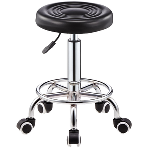 Silla de <span class=keywords><strong>Bar</strong></span> Moderna y Sencilla, <span class=keywords><strong>Altura</strong></span> Ajustable, Giratoria, Taburete para Mostrador, Acero Inoxidable, Tela de Terciopelo, Resistente, Comercial - Product Image 2