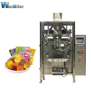 WEESHINE Vertical Máquina De Embalagem 5-30 bags/min Travesseiro Embalagem Candy Lollipop Gummy Máquina De Embalagem