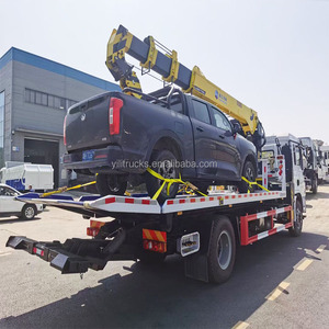 Usine coût 4x2 tirant Accident cassé accident de la circulation de voiture mauvaise dépanneuse de transporteur de voiture avec grue véhicule de sauvetage routier - Product Image 2