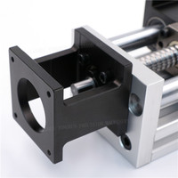 Rails de glissière verticaux à 3 axes avec composants de base à roulements, haute précision, matériau en alliage d'aluminium C7 pour machines-outils CNC