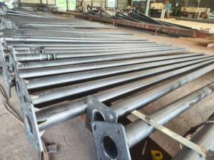 عمود إنارة خارجي من الفولاذ المجلفن بطول 4م 5م 6م 7م 8م 9م 10م 12م بذراع مزدوج أو مفرد من الشركة المصنعة - Product Image 6