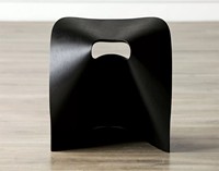 Tabouret créatif en chêne massif blanc, banc design moderne et minimaliste, forme irrégulière pour salon, salle de thé, salle d'exposition, salle à manger