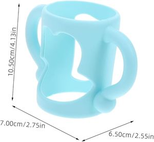 Zeotai - Asas de Silicona para Biberones de Bebés y Niños Pequeños, Paquete de 2, Agarre Suave para Biberones de Cuello Estrecho - Product Image 2