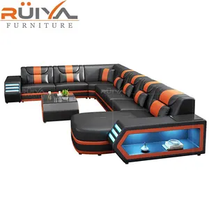 Canapé de <span class=keywords><strong>Salon</strong></span> LED RGB Haute Qualité, Canapé avec Éclairage LED – Usine de Meubles de Foshan - Product Image 2