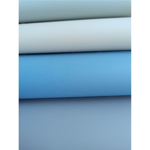 Rollo de Película de Laminación de PVC Azul Claro, Suave como la Seda, No Autoadhesiva, <span class=keywords><strong>para</strong></span> Decoración de Superficies de <span class=keywords><strong>Puertas</strong></span> de Armarios y Muebles - Product Image 3