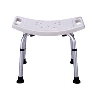 Chaise de bain pour personnes âgées, tabouret de douche, siège de salle de bain, banc de douche avec repose-pieds antidérapants, siège ergonomique incurvé - Livraison directe disponible