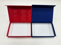 Boîtes cadeaux magnétiques mates de luxe avec estampage à chaud or, boîtes rigides faites à la main, impression offset