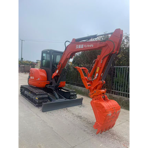 Mini escavatore U55 usato <span class=keywords><strong>Kubota</strong></span> U55 con cuscinetti in gomma e pollice idraulico buone condizioni di lavoro escavatore <span class=keywords><strong>Kubota</strong></span> U55 - Product Image 2