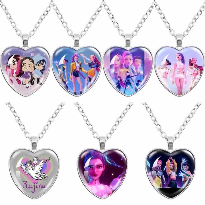 Shop Our Hot Sale KPOP Demon Hunter Time Gem Necklace