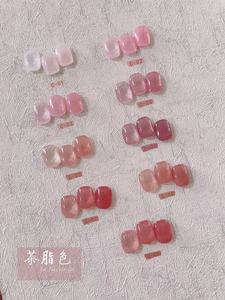 Suministros para uñas Uv Jel 3 en 1 Private-Label-Gel-Polish Fabricante profesional Precio bajo Led <span class=keywords><strong>Star</strong></span> Dust Esmalte de gel transparente - Product Image 5