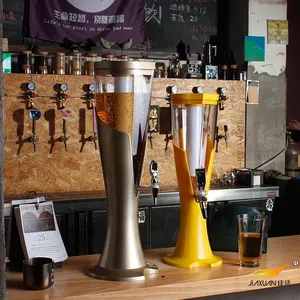 3L الترويجية LED المضاء عصير ماكينة البيرة لشريط مع أنبوب الجليد التبريد ماكينة البيرة للبيع