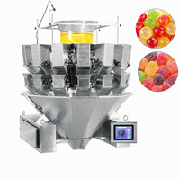 Machine d'emballage multifonctionnelle de haute précision pour le comptage et le pesage, avec peseuse combinée multi-têtes, pour bonbons et gommes molles