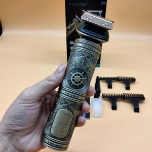 <span class=keywords><strong>Tondeuse</strong></span> à barbe professionnelle sans fil Vgr V-962, nouvelle conception, en métal, pour hommes - Product Image 6
