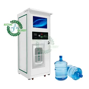Gemeenschap Self-Service Kaart Operated 3 4 5 Gallon Fles Ro Omgekeerde Osmose Water Automaat Station