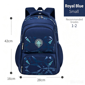 <b>Black</b> Kids Student <b>Backpack</b> <b>Waterproof</b> School Bag Large Capacity Softback Bookbag for Grades 1-6 Wholesale & Customization - Product Image 2