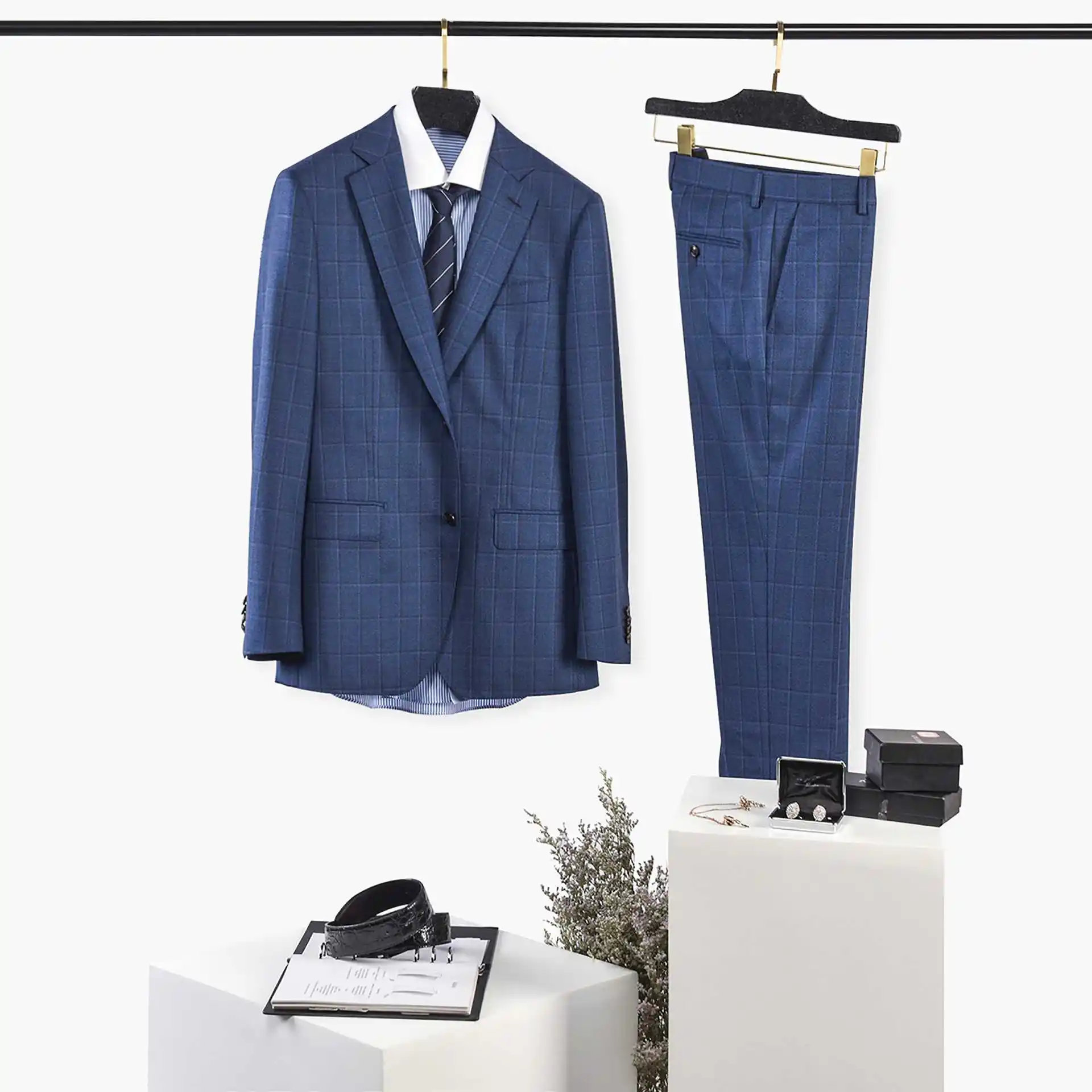 Jacket + Pant + Vest New turkey Business Slim italian men Suits Wedding Dress Three-piece Suit Blazers Coat Trousers Waistcoat