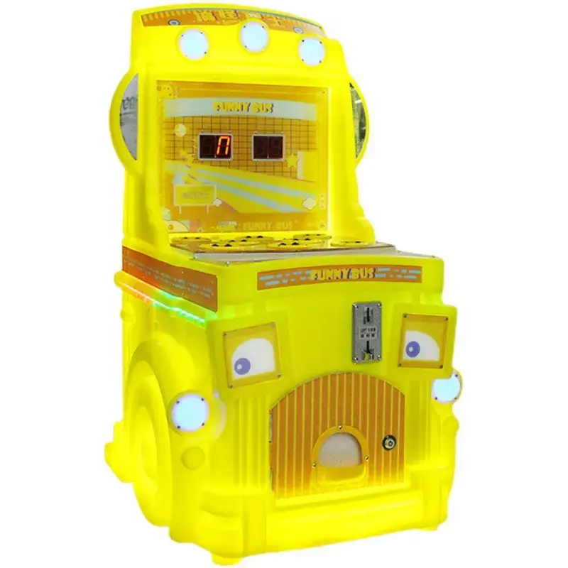 バナナランドホットセール工場価格キッズコイン式ゲーム機ワックアモグラヒットフロッグアーケードゲーム機