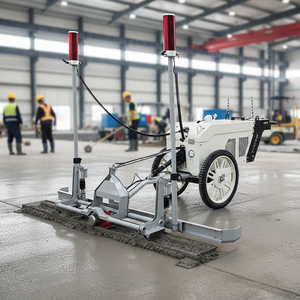 Machine de nivellement automatique du béton à 2 roues motorisée par laser, haute efficacité, auto-nivelante, moteur 4 temps refroidi par air, 17L - Product Image 1