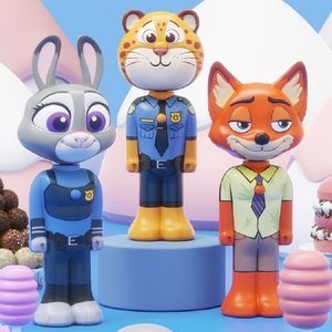 Brosse à dents évolutrice Zootopia, figurines mignonnes Nick et Judy, brosse à dents transformable à poils souples, brosse à dents à poils fins, cadeaux pour enfants - Product Image 5