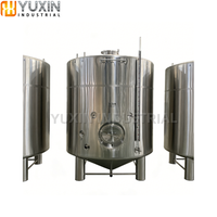 Cuve de stabilisation à froid Vinifier en acier inoxydable avec chemise de refroidissement et cuves de congélation de vin isolées avec agitateur