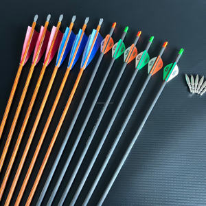 MARCH OEM Tiges de flèches de tir à l'arc en fibre de carbone pour arc à poulies de chasse, Spine 300/400, 4.2mm/5.2mm/6.2mm - Product Image 5