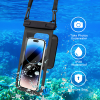 Nouvel arrivage Grand espace de stockage IPX8 Sac de téléphone portable étanche flottant Pochette pour les sports de plein air