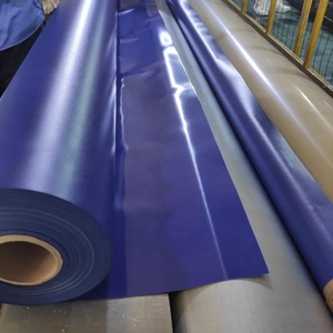 Poly bâche de bâche de PVC de <span class=keywords><strong>prix</strong></span> usine avec la bâche renforcée par feuille en plastique UV de tissu pour l'agriculture/couverture industrielle - Product Image 4
