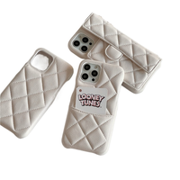 Étui en cuir motif litchi de luxe style sac à bandoulière pour iPhone 13 Pro Max, 14 Pro Max, 15 Pro Max, 16 Pro Max, 17 Pro Max
