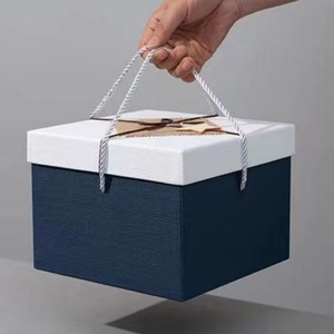 2023 Hot Sale <b>Square</b> Exquisite Clothing Packaging Birthday Gift Box With Custom Design - Product Image 4