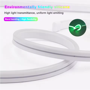 Bande LED en silicone RGBIC 5V USB, synchronisation musicale Bluetooth, lumière fluide, étanche, bande LED ambiante pour décoration intérieure et extérieure - Product Image 4