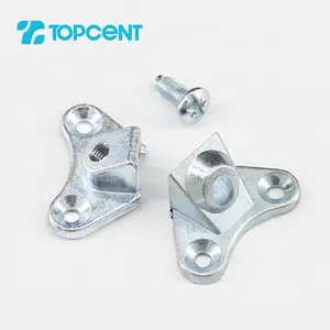 Topcent Modern Butterfly Table Leg Corner Brace Joint Conector en forma de L Soporte de ángulo recto Sujetador de mariposa para muebles