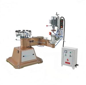 Machine de polissage et de lissage des bords pour verre et métal, verre optique et verre pour meubles, pour le chanfreinage et le polissage de lentilles de formes spéciales - Product Image 1