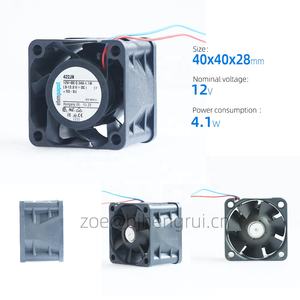 Ventilador Axial Pequeño ebmpapst 422JN 4028 40x40x28mm 4cm 12V DC 18.3CFM 4W 48dBA 14000RPM con Rodamiento de Bolas para Gabinete - Product Image 2