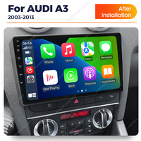 Lecteur d'autoradio Android 14 MEKEDE Navigation FM Car-play Auto 4core 2 + 32GB Lecteur multimédia Écran IPS pour Audi A3 2003-2013
