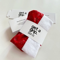 Étiquette personnalisée en papier pour serviettes et chaussettes de sport, bande imprimée sur mesure pour boîtes, emballage chapeau de Père Noël