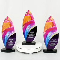 Nouveau Trophée en Cristal Personnalisable de Qualité Supérieure pour Championnat, Prix Créatif Imprimé
