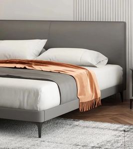 Tissu en cuir de patte de chat résistant aux rayures + cadre en bois de pin. Cadre en acier et bois à 10 points - Product Image 1