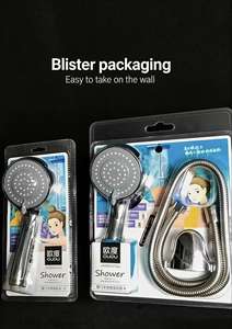 Kit de Ducha de Mano de Plástico ABS Premium con Desviador, Acabado Cromado, Diseño Moderno, Múltiples Configuraciones, Triple Rociado, Fácil Instalación en Baño - Product Image 4