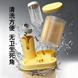 Hot Sale 2 In 1 Hamster <strong>Water</strong> Bottle And Feeder Combo Automatic Drinking <strong>Dispenser</strong> With Food Bowl For <strong>Small</strong> Pet Daily Use - Product Image 4