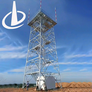 Torre de Vigilancia de Acero de Tamaño Personalizado, Torre de Telecomunicaciones <span class=keywords><strong>para</strong></span> Seguridad Penitenciaria, <span class=keywords><strong>Riego</strong></span> Agrícola y Vigilancia - Product Image 5