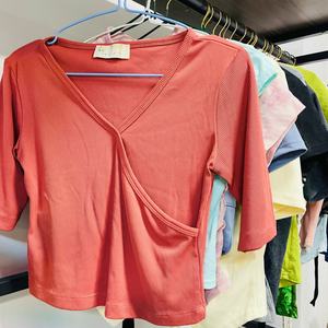 Shien <span class=keywords><strong>เสื้อ</strong></span><span class=keywords><strong>ยืด</strong></span>ครอปผู้หญิงสุดฮอตผ้าคอตตอนเนื้อ100% ไร้ตะเข็บผ้าถักนิตติ้งรัดรูปเซ็กซี่เป็นมิตรกับสิ่งแวดล้อม - Product Image 2