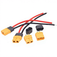 Prise de connecteur électrique XT60 1.25mm mâle et femelle avec faisceau de câbles de 80mm
