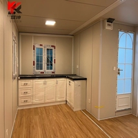 Maison Modulaire Préfabriquée, Bureau Préfabriqué, Conteneur de Luxe de 20 pieds, Prix des Maisons Modulaires en Verre Préfabriquées