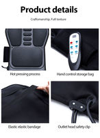 Coussin de massage vibrant de siège de voiture de massage de corps de pétrissage rechargeable Offre Spéciale avec le chauffage