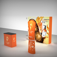 Boîte à lumière SEG modulaire sans cadre en aluminium avec tissu et éclairage LED pour stand d'exposition et publicité